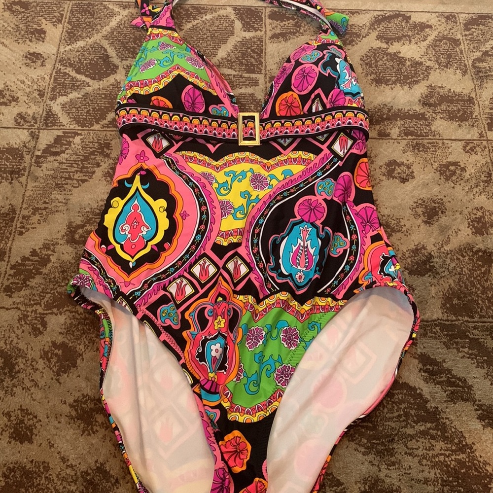 Trina Turk Multicolor One Piece Swimsuit